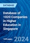 数据库的1020公司在高等教育在新加坡-产品缩略图图像