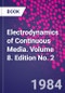 连续介质电动力学。第8卷。版本2-Product Thumbnail Image