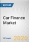 汽车金融市场的分销渠道，车辆年龄，应用，用途:全球机会分析和行业预测，2020-2027 -产品缩略图