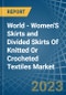 世界 - 女式裙子和钩针编织纺织品的裙子 - 市场分析，预测，规模，趋势和见解 - 产品缩略图图像