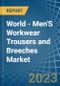 世界 - 男士工作服裤和马裤 - 市场分析，预测，规模，趋势和见解 - 产品缩略图图像