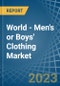 世界 - 男士或男子服装（不是针织或钩编） - 市场分析，预测，规模，趋势和见解。更新：Covid-19影响 - 产品缩略图图像
