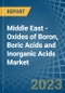 中东。硼、硼酸和无机酸的氧化物。市场分析，预测，规模，趋势和见解。更新:COVID-19的影响-产品缩略图