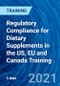 美国、欧盟和加拿大膳食补充剂法规遵从性培训(2021年11月18日至19日)-产品缩略图