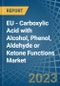 欧盟-羧酸与醇、酚、醛或酮功能——市场分析、预测、大小、趋势和见解。更新:COVID-19影响——产品缩略图